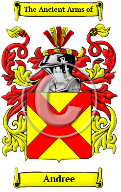 Andree Family Crest/Coat of Arms
