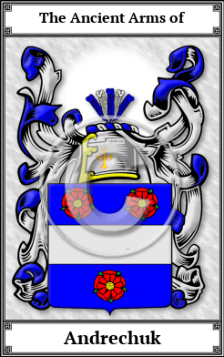 Andrechuk Family Crest Download (JPG)  Book Plated - 150 DPI