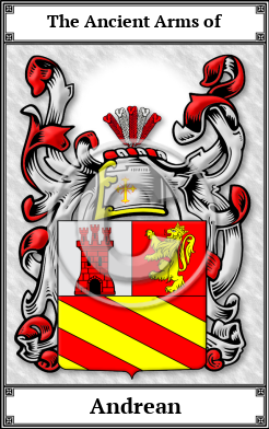 Andrean Family Crest Download (JPG)  Book Plated - 150 DPI