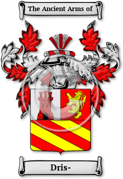 Dris- Family Crest Download (jpg) Legacy Series - 150 DPI