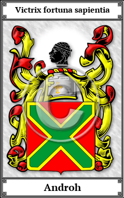 Androh Family Crest Download (JPG) Book Plated - 600 DPI