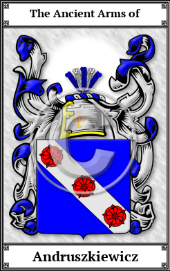 Andruszkiewicz Family Crest Download (JPG)  Book Plated - 150 DPI