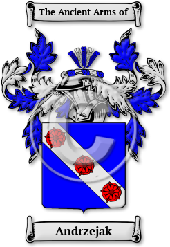 Andrzejak Family Crest Download (JPG) Legacy Series - 600 DPI