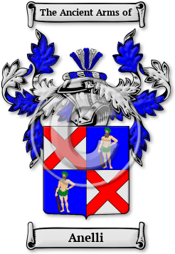 Anelli Family Crest Download (jpg) Legacy Series - 150 DPI