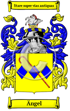 Ängel Family Crest/Coat of Arms