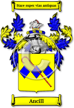 Ancill Family Crest Download (jpg) Legacy Series - 150 DPI