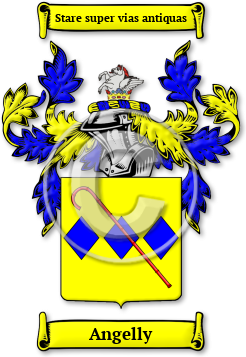 Angelly Family Crest Download (jpg) Legacy Series - 150 DPI