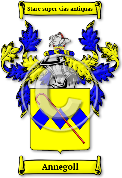 Annegoll Family Crest Download (JPG) Legacy Series - 600 DPI
