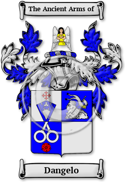 Dangelo Family Crest Download (JPG) Legacy Series - 600 DPI