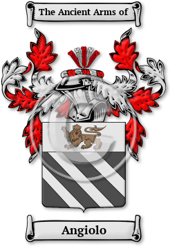Angiolo Family Crest Download (jpg) Legacy Series - 150 DPI