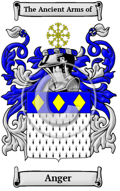 Anger Family Crest Download (JPG) Heritage Series - 600 DPI