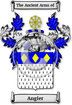 Angier Family Crest Download (jpg) Legacy Series - 150 DPI