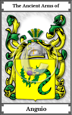 Anguio Family Crest Download (JPG)  Book Plated - 150 DPI