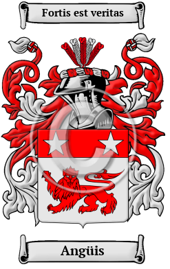 Angüis Family Crest Download (JPG) Heritage Series - 300 DPI