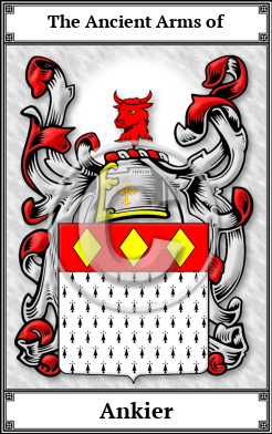 Ankier Family Crest Download (JPG)  Book Plated - 150 DPI