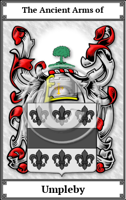 Umpleby Family Crest Download (JPG) Book Plated - 600 DPI