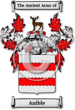 Anible Family Crest Download (jpg) Legacy Series - 150 DPI