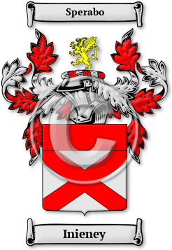 Inieney Family Crest Download (jpg) Legacy Series - 150 DPI