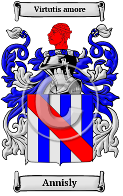 Annisly Family Crest/Coat of Arms