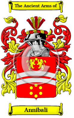 Annibali Family Crest/Coat of Arms
