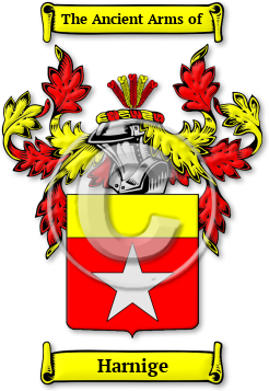 Harnige Family Crest Download (jpg) Legacy Series - 150 DPI