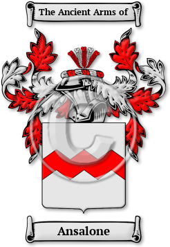 Ansalone Family Crest Download (jpg) Legacy Series - 150 DPI
