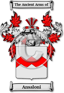 Ansaloni Family Crest Download (JPG) Legacy Series - 600 DPI