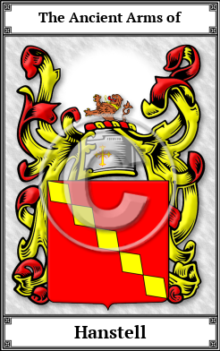 Hanstell Family Crest Download (JPG)  Book Plated - 150 DPI