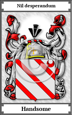 Handsome Family Crest Download (JPG)  Book Plated - 150 DPI