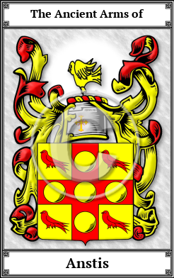 Anstis Family Crest Download (JPG) Book Plated - 600 DPI