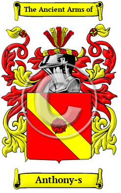 Anthony-s Family Crest Download (JPG) Heritage Series - 300 DPI