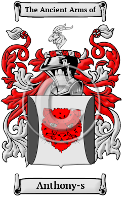 Anthony-s Family Crest Download (JPG) Heritage Series - 300 DPI