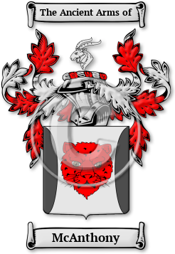 McAnthony Family Crest Download (jpg) Legacy Series - 150 DPI