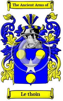 Le thoin Family Crest/Coat of Arms