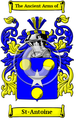 St-Antoine Family Crest Download (JPG) Heritage Series - 300 DPI