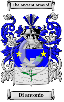Di antonio Family Crest/Coat of Arms