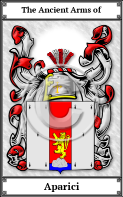 Aparici Family Crest Download (JPG)  Book Plated - 150 DPI