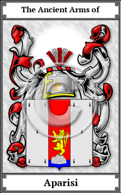 Aparisi Family Crest Download (JPG)  Book Plated - 150 DPI