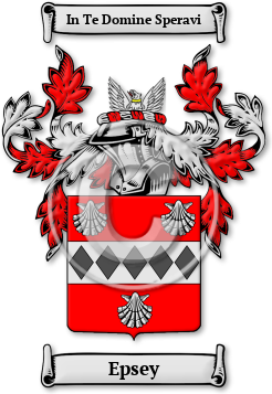 Epsey Family Crest Download (jpg) Legacy Series - 150 DPI