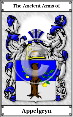 Appelgryn Family Crest Download (JPG)  Book Plated - 150 DPI