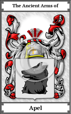 Apel Family Crest Download (JPG)  Book Plated - 150 DPI