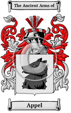 Appel Family Crest Download (JPG) Heritage Series - 600 DPI