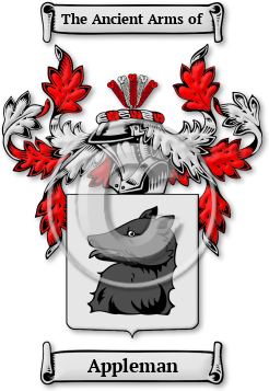 Appleman Family Crest Download (jpg) Legacy Series - 150 DPI