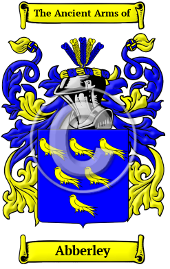 Abberley Family Crest/Coat of Arms