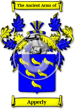 Apperly Family Crest Download (jpg) Legacy Series - 150 DPI