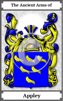 Appley Family Crest Download (JPG) Book Plated - 600 DPI