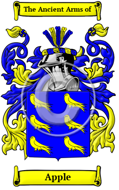 Apple Family Crest Download (JPG) Heritage Series - 600 DPI