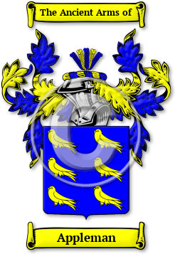 Appleman Family Crest Download (jpg) Legacy Series - 150 DPI