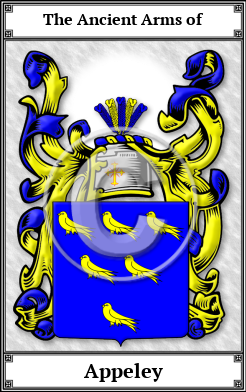 Appeley Family Crest Download (JPG)  Book Plated - 150 DPI