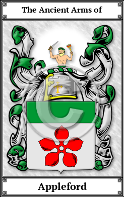 Appleford Family Crest Download (JPG)  Book Plated - 150 DPI